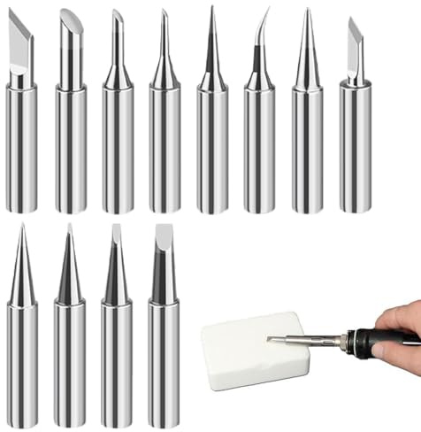 12 Pièces 900m Pointe De Fer A Souder Pour Stations À Souder - Panne Fer À Souder De Remplacement Pour Équipements De Soudage Et Accessoires