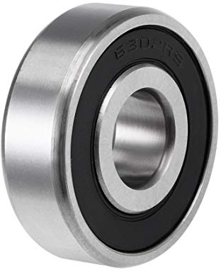 sourcing map Rillen Kugellager 6302-2RS Z2 Doppelt Geschirmt Kohlenstoffstahl 15mm X 42mm X 13mm
