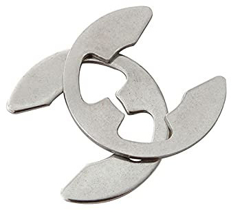 Sankuai Anello di ritenzione M12 CIRCLIP Din6799 GB896 304 Rondella spaccata in Acciaio Inox E Tipo Anello Albero di Borsa Spring (Colore : M12, Taglia : 50pcs)