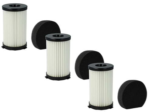 vhbw Filter Set 3x Filters compatible with Goodmans 356277 2 in 1 Vacuum Vacuum Cleaner - HEPA Filter, Allergy Filter