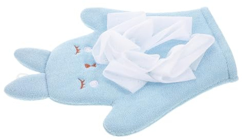 SHOWERORO Badewaschlappen Für Doppelseitige Exfoliationshandschuhe Mit Niedlichem Hasen-design Sanft Zur Haut Für Badewanne Und Unterwegs