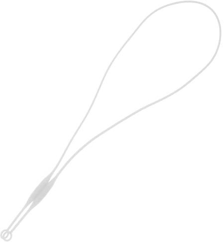 PartyKindom Flexibles Silikon Ohrstöpselband Mit Magnetischer Sicherheitskordel Weiches Nackenband Für Gehörschutz Anti Verlust Halterung Für Ohrstöpsel Und Kleine Gegenstände Weiß