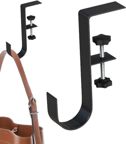 Schreibtischhaken, Taschenaufhänger, Schreibtisch-Rucksack-Halter, verstellbarer Schreibtischhaken, kompakter Taschenhalter, Schreibtischhalterung, Haken, Bürotaschenaufhänger, Klassenzimmer,