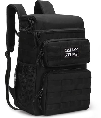 Zaino Termico Tattico, Zaino Frigo Morbido e Leggero Impermeabile, Borsa Termica Isolata, Borsa Frigo Portatile Impermeabile per Spiaggia, Viaggi, Campeggio, Picnic, Escursionismo