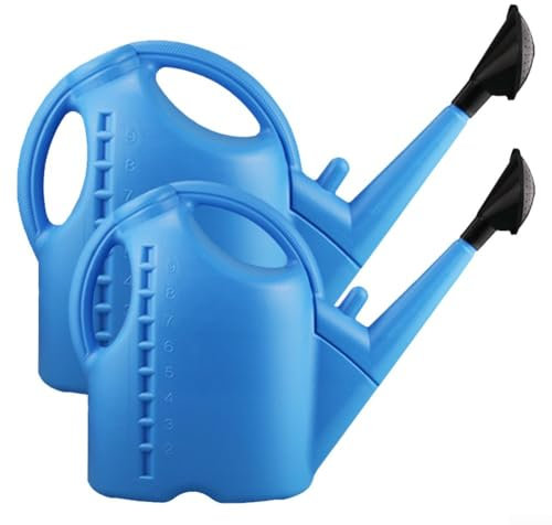Arrosoir esthétique et pratique en plastique de 5 L, parfait pour une utilisation en intérieur et en extérieur (5 l)