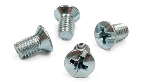 Floor Scraper Replacement Screws – Compatible with 8 Razor Blade Scraper Tool, Metal Hardware Parts for Telescoping Handle Scraper KP Operating Supply