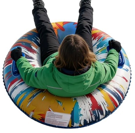 Schneeschlitten – aufblasbares Winter-Outdoor-Spielzeug zum Schneerutschen, robuste Schneeschläuche zum Bergabfahren | Für, Mädchen, Erwachsene, Frauen, Männer, Freunde und Winterspaßa