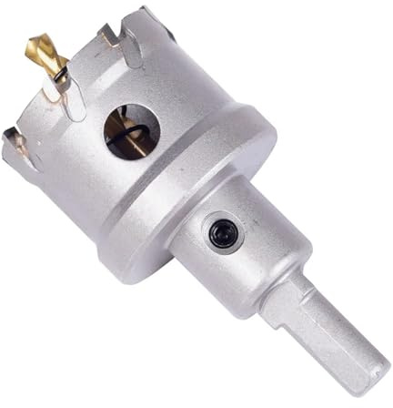 1pc Hole Saw Drill Bit Alloy Carbide Cobalt Steel Cutter Stainless Steel Wood Cutting Iron Metal Core Drill Bit Metal Drill bit(59mm)