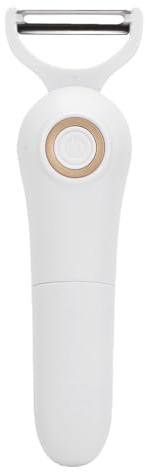 SUNGOOYUE Peelers Potato Peeler with 3 Blades, Battery Operated Fruit Vegetable Slicer for Apples Carrots Electric Peeler, Automatic Electric