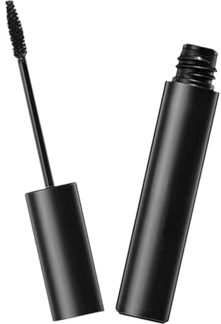 LABRIMP Schwarze temporäre Bart und Augenbrauenfarbe mit Einwegpinsel, 10ml Kunststoff, für Männer und Salongebrauch