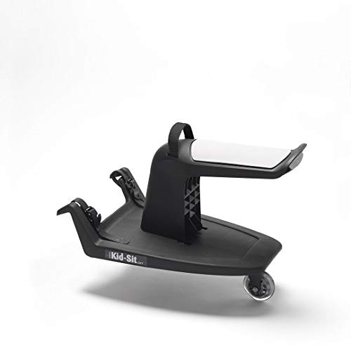 Kidsit Black Universal Buggy Board with Child Seat, Black