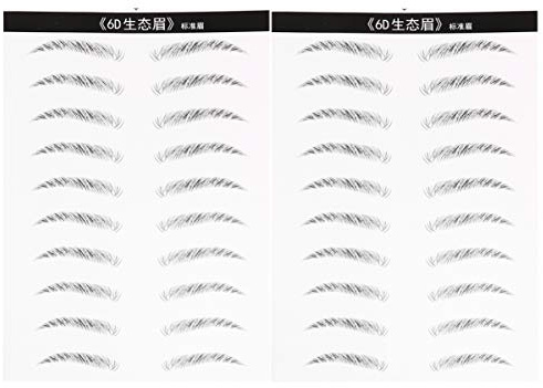 Beaupretty Wasserdichte Augenbrauenaufkleber 6D Haarähnliche Simulation Für Natürliche Präzise Form Wiederverwendbar Für Alltag Party Make-up Zubehör