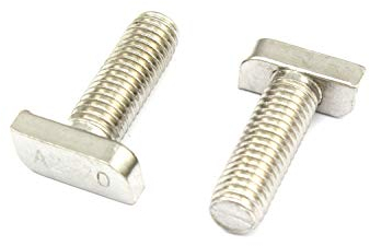 50 Stück Hammerkopfschrauben für Profil 28/15 WS 9415 - A2-70 M10X20