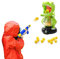 EagleStone Dinosaur Shooting Toys for Kids, Target Game with Air Pump Gun, LCD Score, Sound, 24 Foam Balls – Birthday Party Gift for Boys & Girls, Electronic Toy for Toddlers