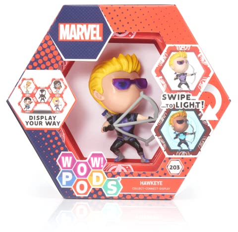 - Occhio di Falco | Figura a testa di Bobble-Head Superhero | Giocattoli e regali da collezione Marvel ufficiali | Numero 204 in serie