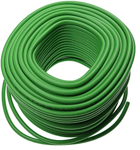 vhbw Cable de instalación CAT 5E reemplaza Siemens Simatic 6XV1840-2AH10 para sistema de red - Cable de red, verde, 50 m