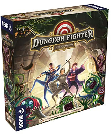 Devir - Dungeon Fighter 2. Ed, Brettspiel Mit Freunden, Lustiges Spiel, Ab 8 Jahre (BGDUFSP)