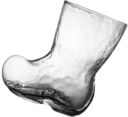 Luxshiny Boots Wine Glass Creative Boot Shape Glass Cup for Beer Cocktail Juice Party Favor