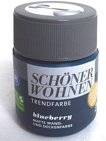 Schöner Wohnen Trendfarbe 7504 blueberry matt 50 ml Tester