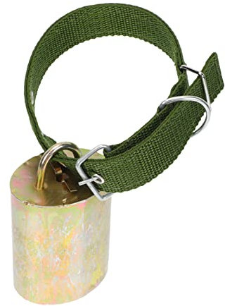 HOLIDYOYO Lautes Weide- Kuh- Und Schafglocke Mit Starkem Klang, Anti-Verlust Weideglocke Für Nutztierhaltung, Metallglocke Mit Aufhängeband Für Rinder, Pferde, Kamele Und Haustiere Auf Bauernhof