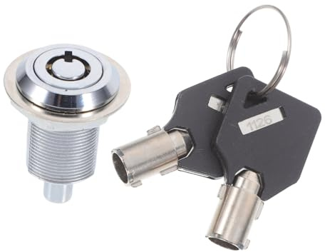 SHINEOFI Cabinet Cam Lock Key Set Lockable Tool Box Lock for Motorhome Storage Compartment Trolley Mailbox and Vending Machines Pipe Lock System for Durable Protection