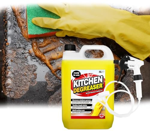 5 Litre Strong Heavy Duty Kitchen Degreaser Removes Stubborn Grease
