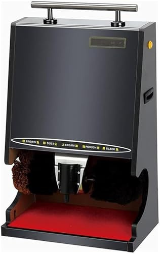 Electric Shoe Polisher Machine with Double Brush, Overheat Protection for Home and Commercial Use