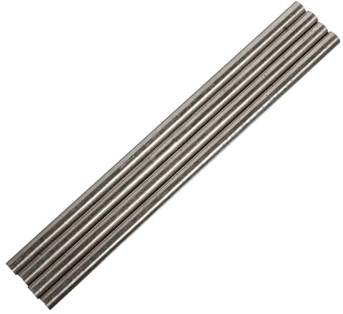 Veemoon Lot de 4 Rivets Cuivre pour Manche de Couteau, Baguettes Solides en Cuivre Argenté, Découpe et Usage Polyvalent pour Couteaux Cuisine Plein Air
