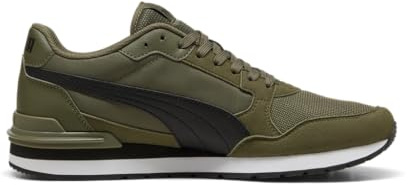 PUMA ST Runner v4 Full NL/Mesh 404743 03 - Sneaker unisex, marrone-nero, Verde Loden, 43 EU