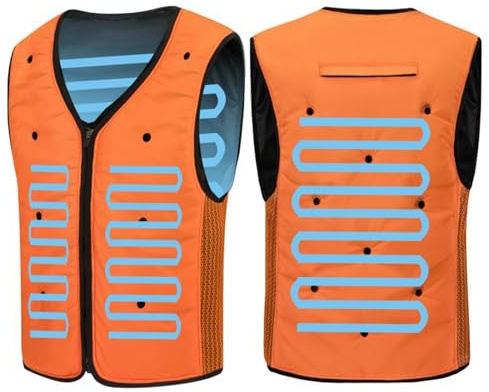 ALMASI Chalecos de enfriamiento por evaporación con inyección de agua de verano, protección solar para trabajadores al aire libre, nuevo aire acondicionado