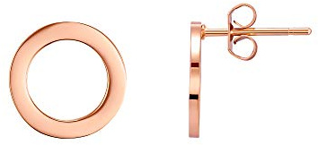 Heideman Ohrringe Damen aus Edelstahl silber gold rosegold farbend Ohrstecker für Frauen mit Kreis