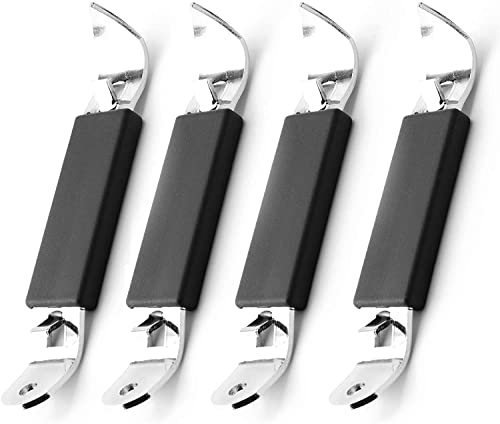 LUTER 4 Piezas 11x2.3cm Abrebotellas Magnéticos, Abrebotellas Manuales de Acero Inoxidable Perforador de Latas Con imán Para Latas de Cerveza, Bebidas