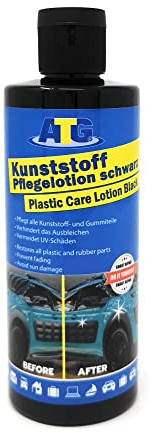 ATG Autozubehör-Teile-Gerl Lozione Per La Cura Della Plastica, Nero – Cura Della Gomma, 250 Ml - Si Prende Cura Delle Parti In Plastica E In Gomma Nere E Le Rende Come Nuove