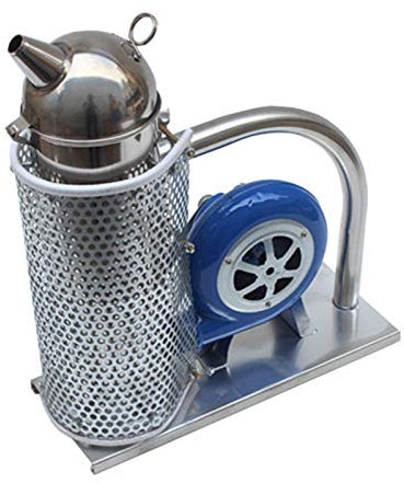 JIXIN Affumicatore per api con Attrezzatura per l'apicoltura con Scudo Termico, Acciaio Inossidabile