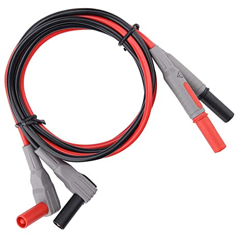 P1300C Multimeter Messleitungen Prüfkabel Kits mit 4mm Bananenstecker Krokodilklemmen Testsonde Multifunktions einstellbare Messleitungen Nadel Multimeter Teststift Clip Testleitungs Kit