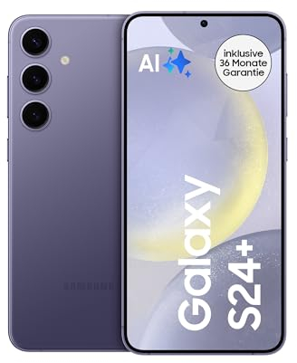 Samsung Galaxy S24+ AI Smartphone Android libero 12 GB RAM 256 GB Cobalt Violet 3 anni di garanzia