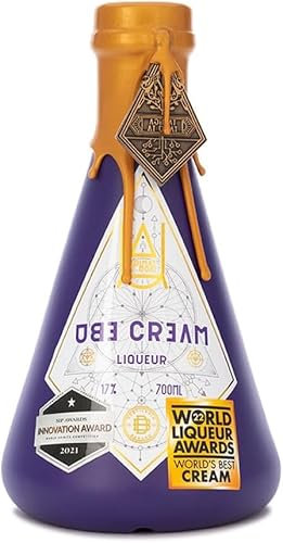 Liquore alla crema di ube – Liquore alla panna premiato con medaglia d'oro | Cremoso ed esotico con note di vaniglia e nocciola | Perfetto per cocktail, dessert e da bere liscio | 17% vol | 700 ml