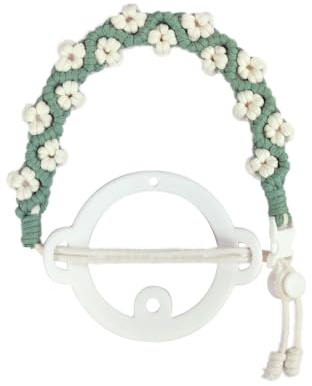 BDKMMS Water Bottle Handle, Portable Water Bottle Strap with Adjustable Buckle Handmade Water Cup Accessories for Most 8-40oz Bottles