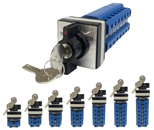 LW26-32F transferencia Universal bloqueable de tres posiciones 32A 690V Motor de conmutación de doble potencia interruptor de leva giratorio inverso 1 Uds(32A 4Poles)
