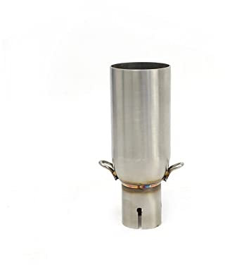 TUHBCX Motorräder Auspuffanlage Auspuff Mittelrohr Motorrad Edelstahl MP3 Für Piaggio Für Beverly 125 300 09-16 LT X10 125 2012-2016 Mp3 125 250 300 08-14 Schalldämpfer