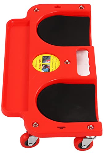 Genouillères Coulissantes À roulettes pour Réparation Et Maintenance avec Plateau à Outils Amovible sur Sol Lisse pour Plus De Confort Et Précision