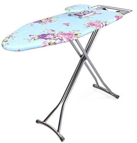 WJFTODAY Herramienta de Limpieza Tabla de Planchar Grande, Percha de Planchado Plegable mnchar Grande, Percha de Planchado Plegable multifunción para Dormitorio, Hotel, lavandería, balcón con Bandeja
