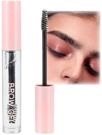 Long-Lasting Clear Brow Gel - Waterproof, Eyebrow Glue Fix, Clear Mascara for Styling, Repair and Makeup Set - Brow Gel and Eyebrow Gel in One