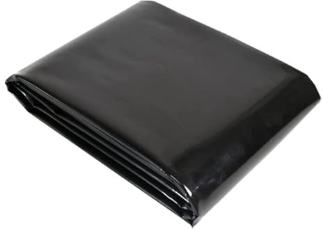 6 rivestimenti per laghetto in HDPE per aiuole rialzate da giardino, membrana dall'aspetto naturale in varie dimensioni (3 x 4 m)