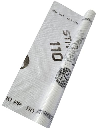 EraGreen Premium Sous-toiture 110g/m² - Toile de toit 1,50m x 25m UV-stable - Sous-toiture flexible à diffusion ouverte - Toile de coffrage résistante aux déchirures, aux intempéries et imperméable
