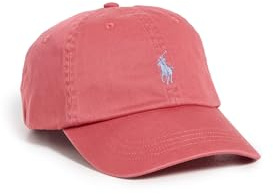POLO RALPH LAUREN Men's Chino Sport Cap, Red Sky, One Size