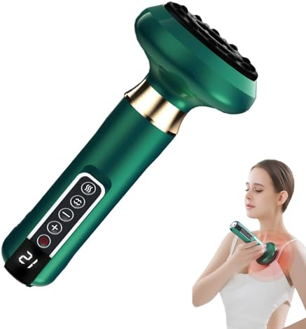 lisutupode Raspador Masajeador Eléctrico 20x9x9cm Ventosa Eléctrica Masajeador De Celulitis De Mano Con Variedad De Niveles De Intensidad Ajustables Para Contornear Y Esculpir El Cuerpo Muslos