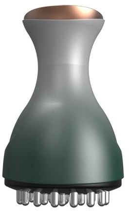 STHOYN Meridian-Massagebürste Körper Taille Elektrische Massagekamm Druckbürste Relaxati Handheld Kopfhaut Massage(A)
