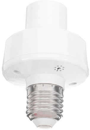 NUOBESTY Douille E27 Detecteur Mouvement Avec Temporisation Culot Ampoule Led Pour Lampe De Sécurité Montage En Surface Pour Maison Bureau Garage