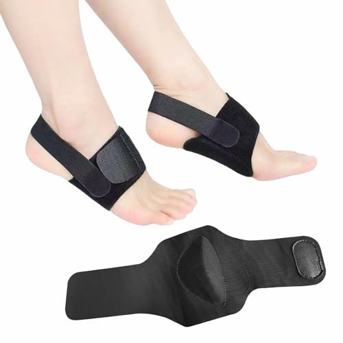 Bandages de Voûte Plantaire, Réglable Soutien Voûte Plantaire Femmes Hommes, Bandage Fasciite Plantaires Respirant pour Pieds Plats, Douleurs De La Voûte